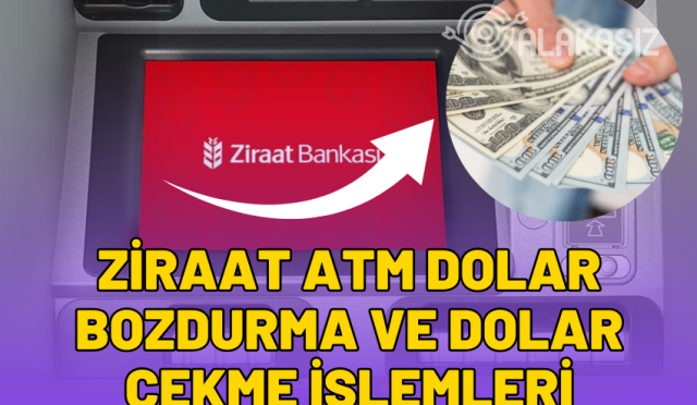 ziraat atm dolar bozdurma