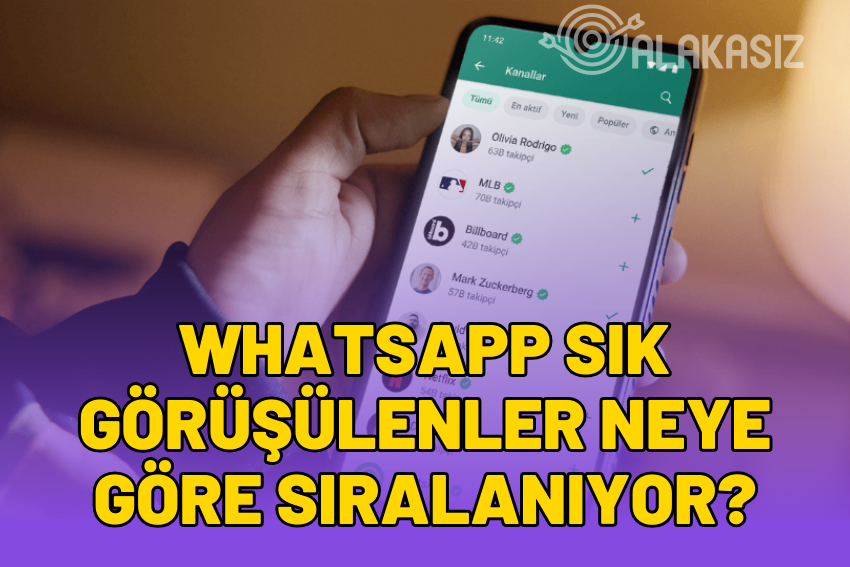 Whatsapp Sık Görüşülenler Neye Göre Belirlenir?