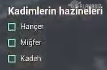 ranch simulator kadim hazineler yerleri