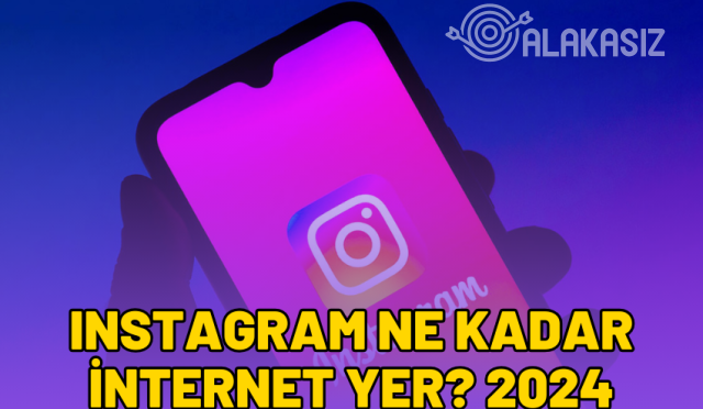 instagram ne kadar internet yer