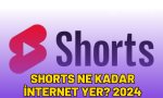 shorts ne kadar internet yer