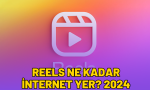 reels ne kadar internet yer
