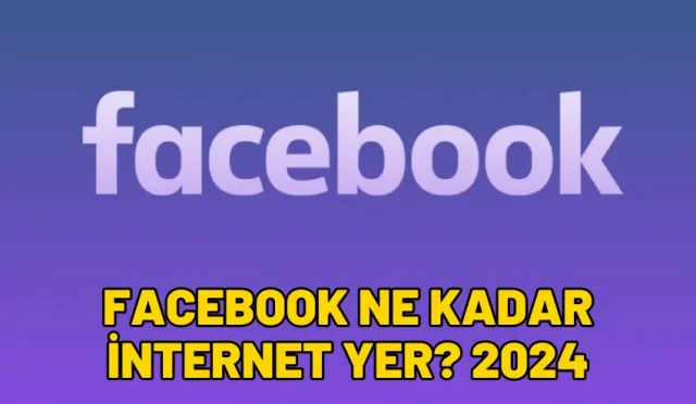 facebook ne kadar internet yer