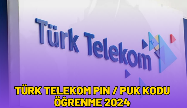 türk telekom pin / puk kodu öğrenme
