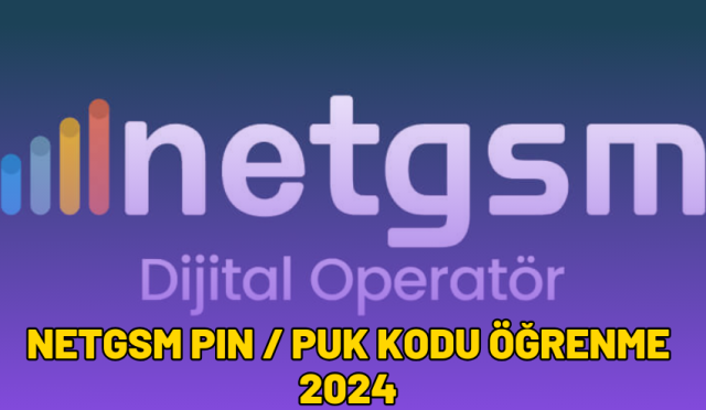 netgsm pin / puk kodu öğrenme