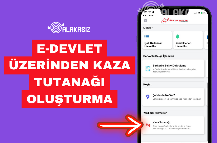 e-devlet kaza tespit tutanağı nasıl oluşturulur