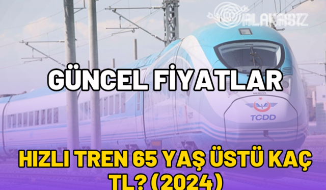 hızlı tren 65 yaş üstü kaç tl 2024