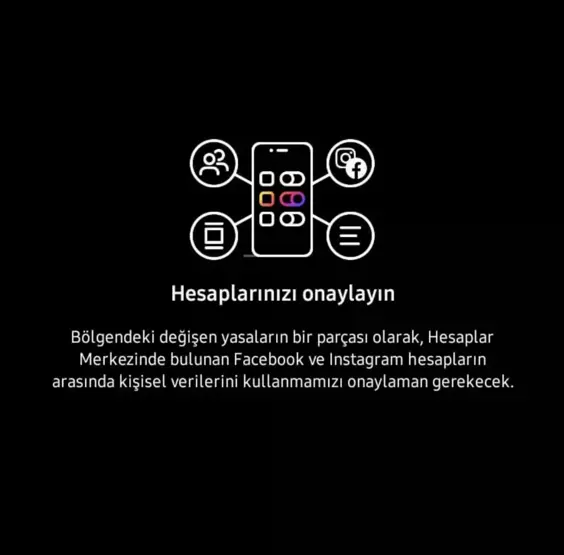 instagram hesaplarınızı onaylayın uyarısı