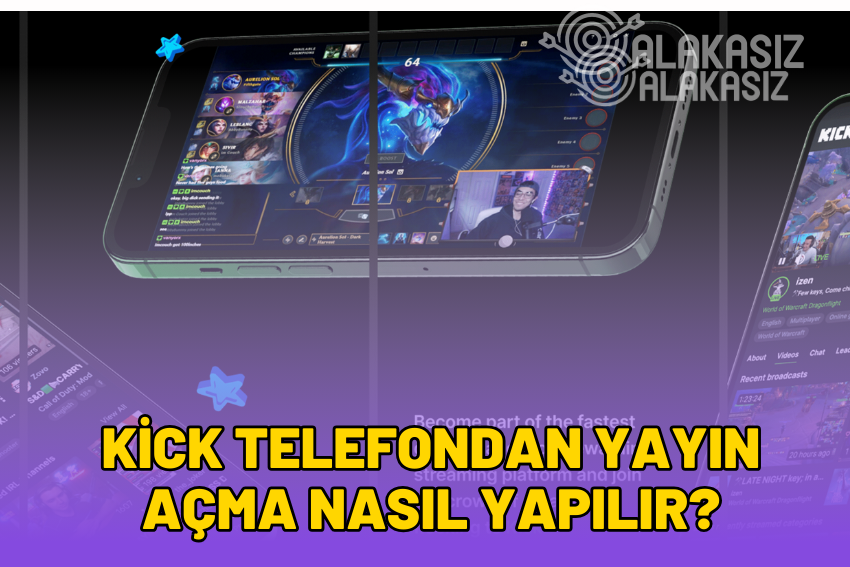 Kick Telefondan Yayın Açma Nasıl Yapılır? Kick Mobil Yayın Açma 2024