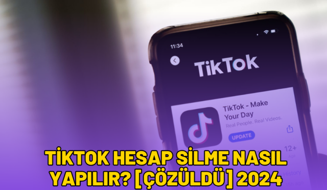 tiktok hesap silme