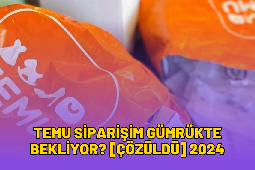 Temu Siparişim Gümrükte Bekliyor? [ÇÖZÜLDÜ] 2024