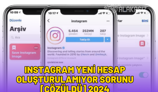 ınstagram yeni hesap oluşturulamıyor