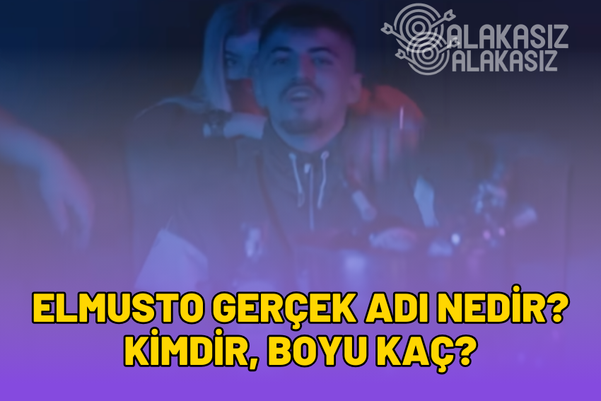 ElMusto Gerçek Adı Nedir? Kimdir, Şarkıları, Boyu, Nereli?