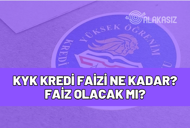 kyk kredi faizi var mı 2024