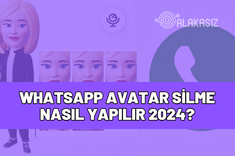 whatsapp avatar silme 2024