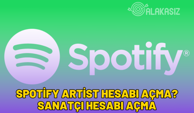 spotify artist hesabı açma