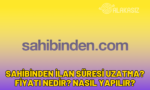 sahibinden ilan süresi uzatma