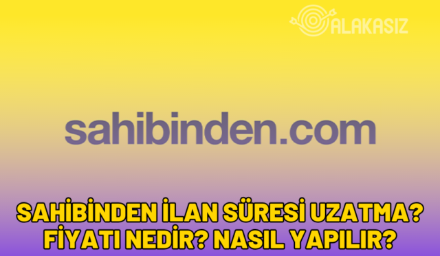 sahibinden ilan süresi uzatma