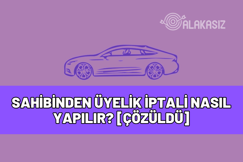 sahibinden üyelik iptali