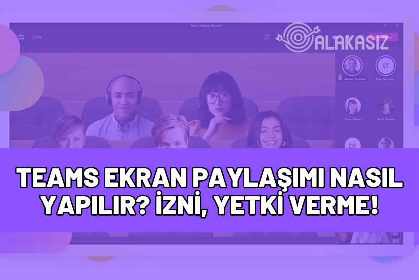 teams ekran paylaşımı nasıl yapılır