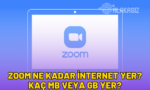 zoom ne kadar internet yer