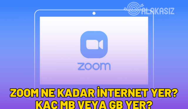 zoom ne kadar internet yer