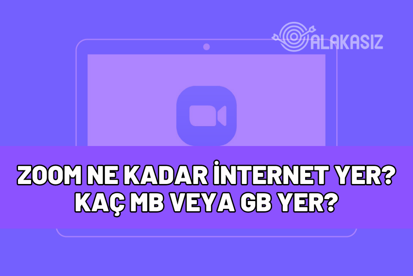 zoom ne kadar internet yer