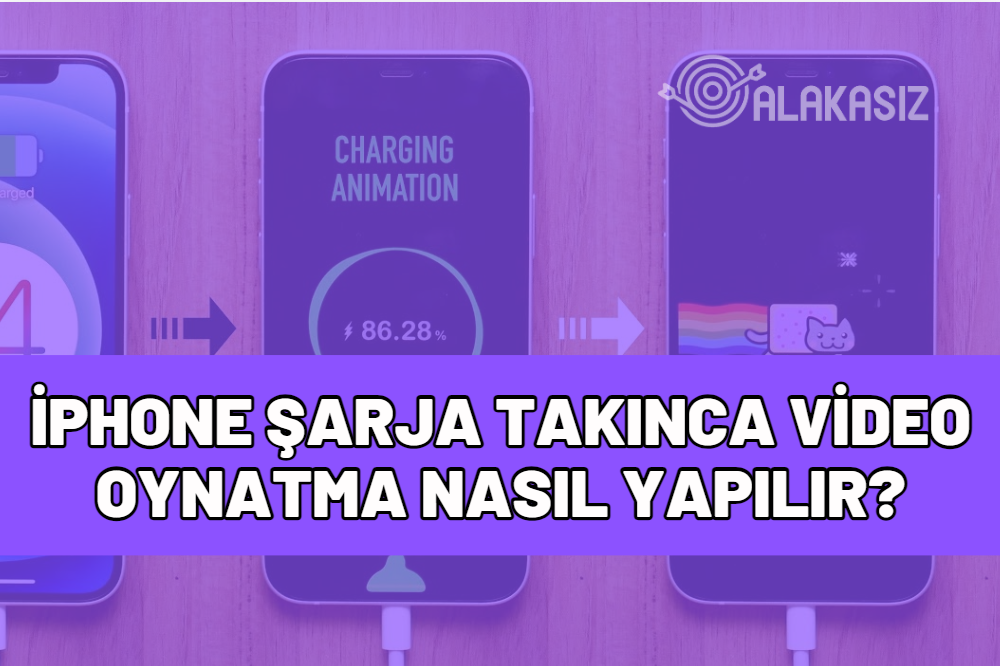 iphone şarja takınca video oynatma