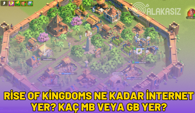 rise of kingdoms ne kadar internet yer