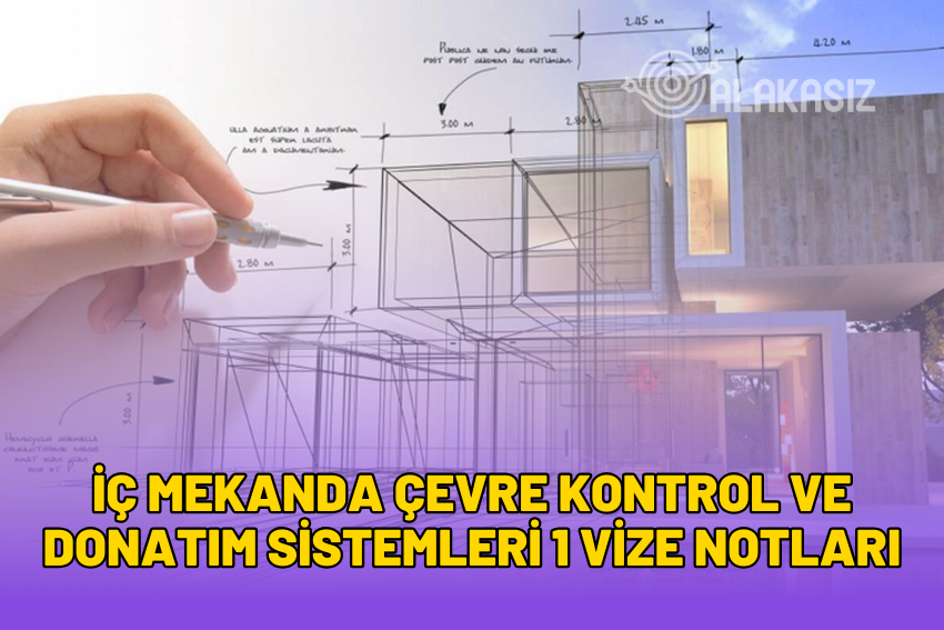 İç Mekanda Çevre Kontrol ve Donatım Sistemleri 1 Vize Notları