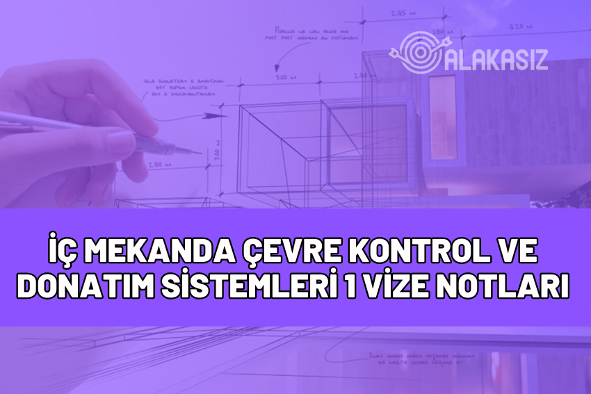 iç mekanda çevre kontrol ve donatım sistemleri