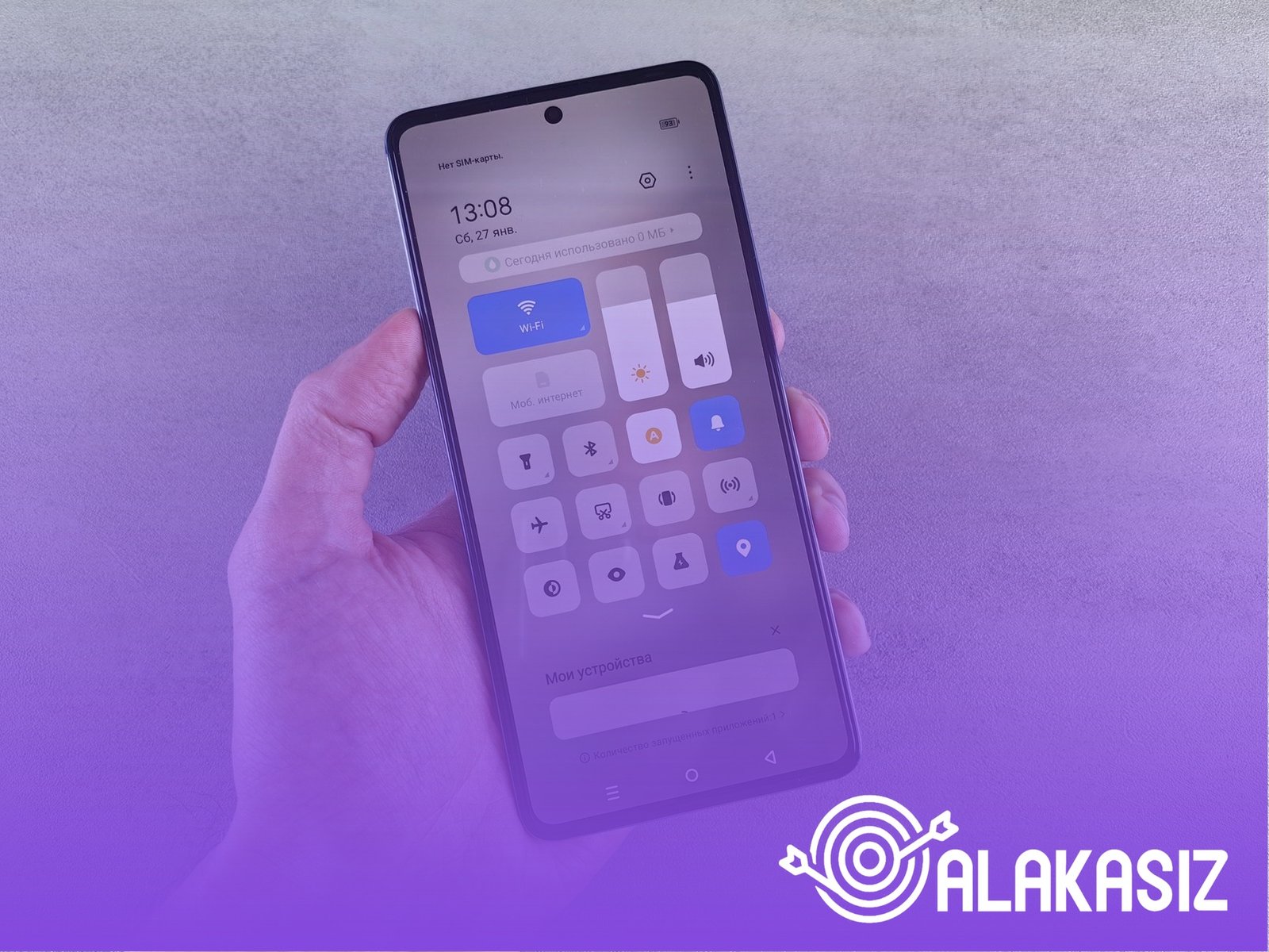 Bluetooth izinleri ayarlar menüsünde Android uygulaması seçili