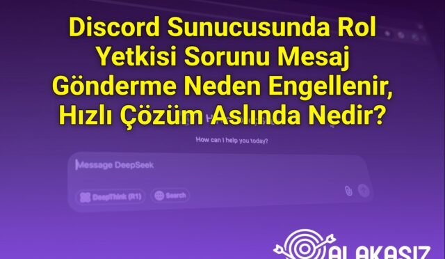 Discord Sunucusunda Rol Yetkisi Sorunu Mesaj Gönderme Neden Engellenir, Hızlı Çözüm Aslında Nedir?