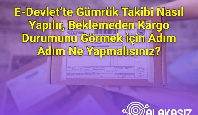 E-Devlet’te Gümrük Takibi Nasıl Yapılır, Beklemeden Kargo Durumunu Görmek için Adım Adım Ne Yapmalısınız?