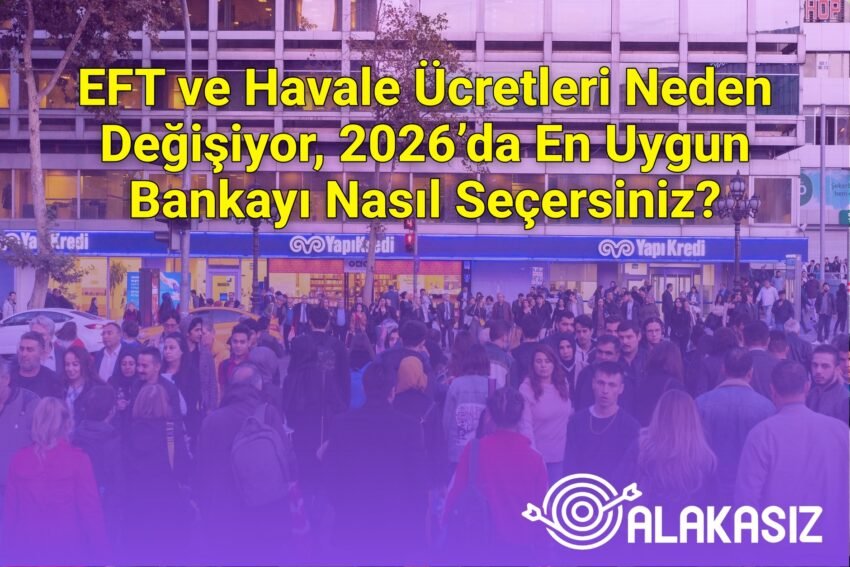 EFT ve Havale Ücretleri Neden Değişiyor, 2026’da En Uygun Bankayı Nasıl
Seçersiniz?