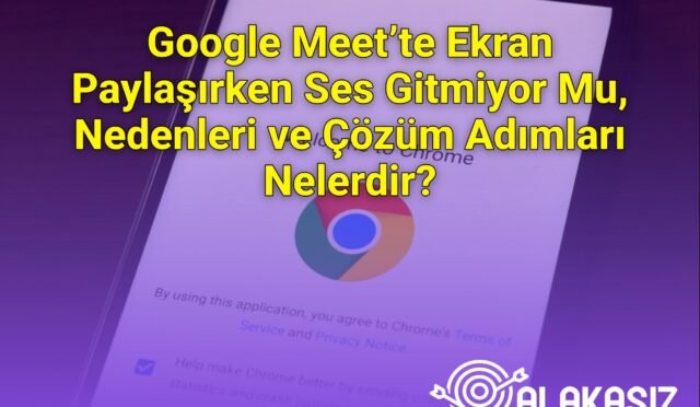 Google Meet’te Ekran Paylaşırken Ses Gitmiyor Mu, Nedenleri ve Çözüm Adımları Nelerdir?