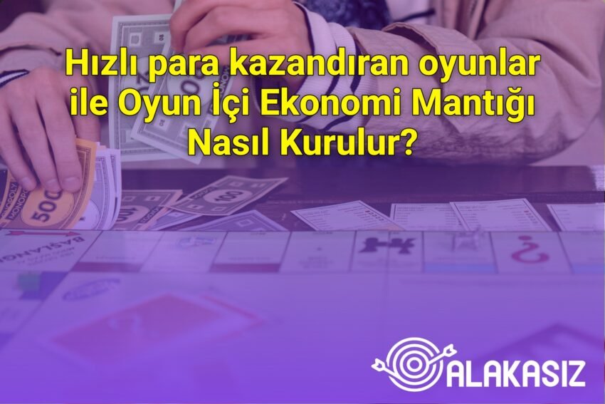Hızlı para kazandıran oyunlar ile Oyun İçi Ekonomi Mantığı Nasıl Kurulur?