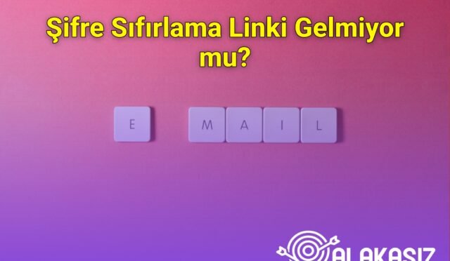 Şifre Sıfırlama Linki Gelmiyor mu?