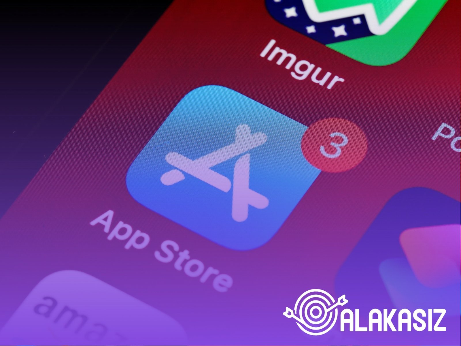 Uygulama yükleme adımları gösteren iOS ayarları ekranı