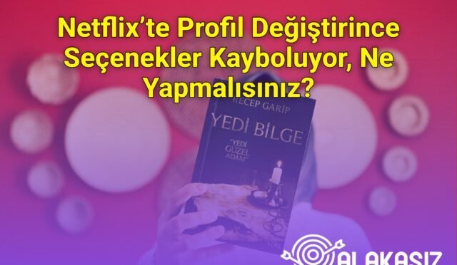 Netflix’te Profil Değiştirince Seçenekler Kayboluyor, Ne Yapmalısınız?