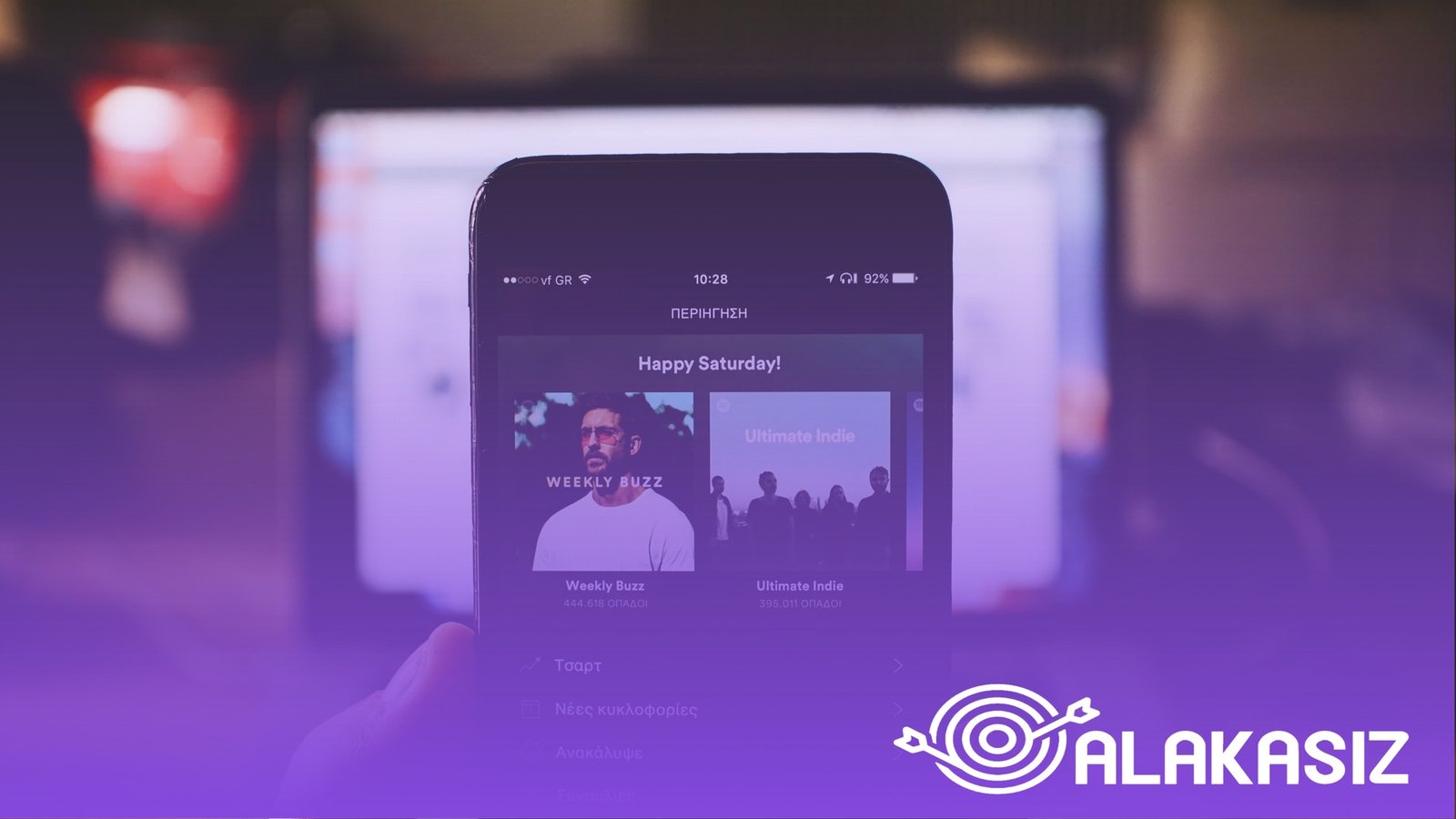 Telefon ayarlarında uygulama verileri, Spotify önbellek sıfırlama