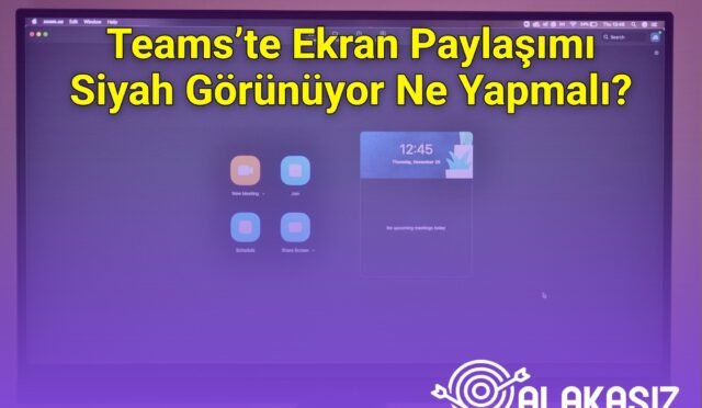 Teams’te Ekran Paylaşımı Siyah Görünüyor Ne Yapmalı?