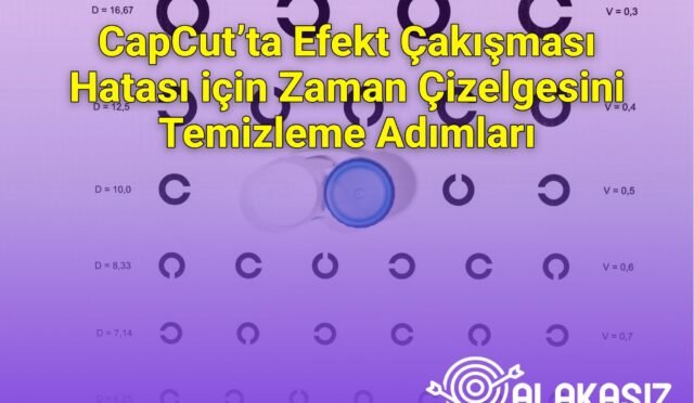 CapCut’ta Efekt Çakışması Hatası için Zaman Çizelgesini Temizleme Adımları