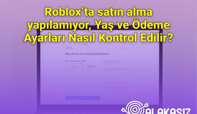 Roblox’ta satın alma yapılamıyor, Yaş ve Ödeme Ayarları Nasıl Kontrol Edilir?